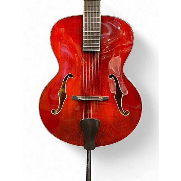 Used Eastman AR805 Red Acoustic Guitar