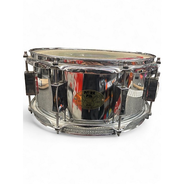 Used Pork Pie USA 13X6 Little Squealer Steel Chrome Drum