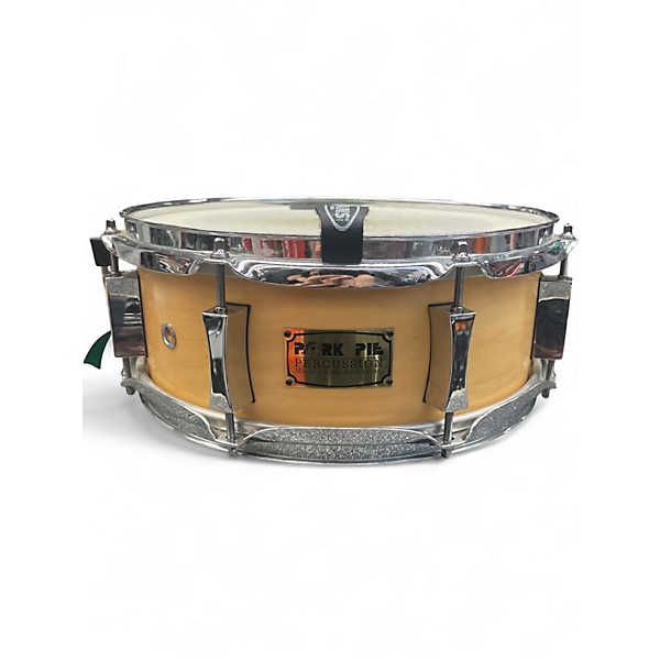 Used Pork Pie USA 13X5 Maple Snare Natural Drum