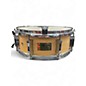 Used Pork Pie USA 13X5 Maple Snare Natural Drum thumbnail