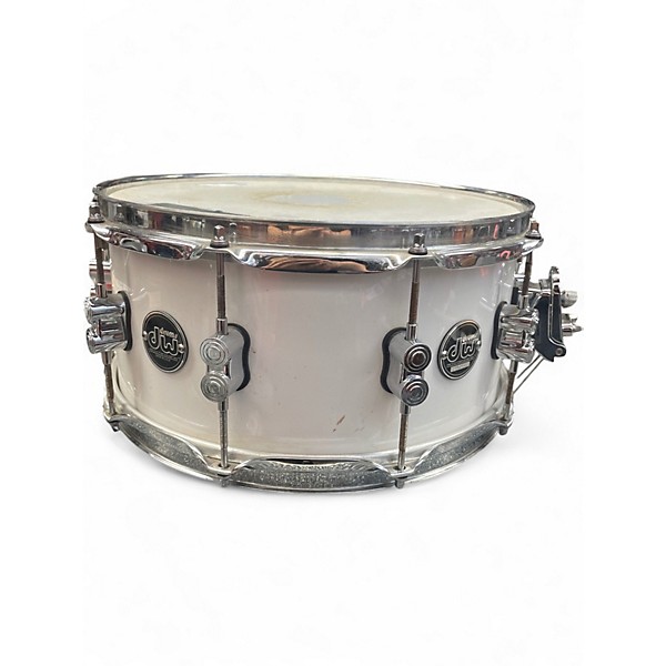 Used DW 14X6.5 Performance Series Snare Classic White Drum