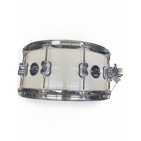 Used DW 14X6.5 Performance Series Snare Classic White Drum