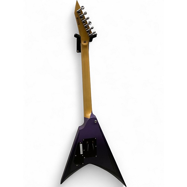 Used ESP LTD Alexi Laiho Signature Ripped Purple Solid Body Electric Guitar