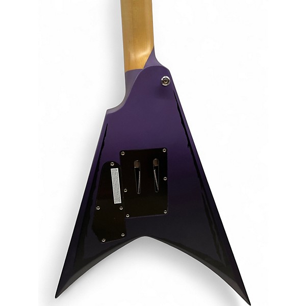 Used ESP LTD Alexi Laiho Signature Ripped Purple Solid Body Electric Guitar