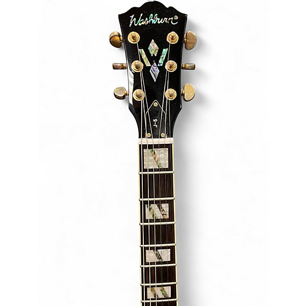 Used Washburn J5 Jazz Venetian 2 Color Sunburst Hollow Body Electric Guitar