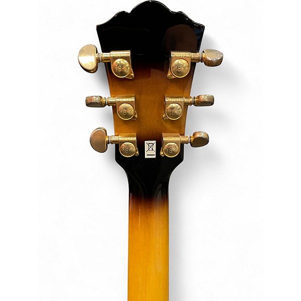 Used Washburn J5 Jazz Venetian 2 Color Sunburst Hollow Body Electric Guitar