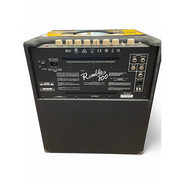 Used Fender Rumble 100 1x15 100W Bass Combo Amp