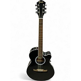Used Fender FA135CE Concert Black Acoustic Electric Guitar