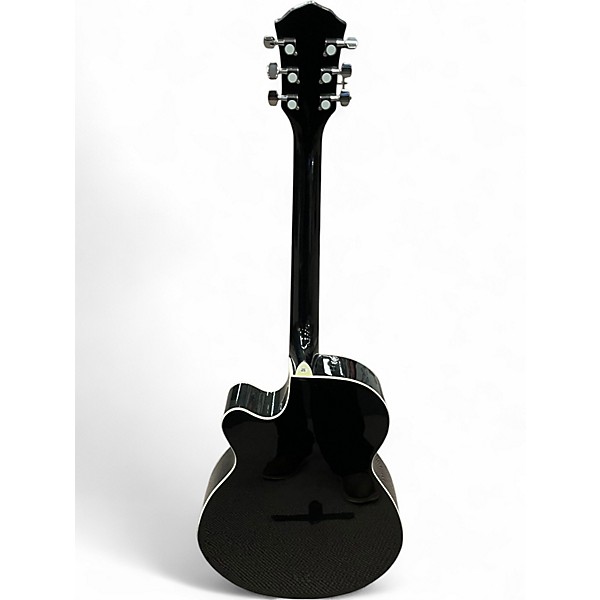 Used Fender FA135CE Concert Black Acoustic Electric Guitar