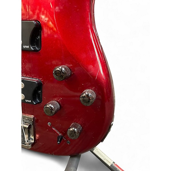Used Yamaha TRBX304 Metallic Red Electric Bass Guitar Metallic Red