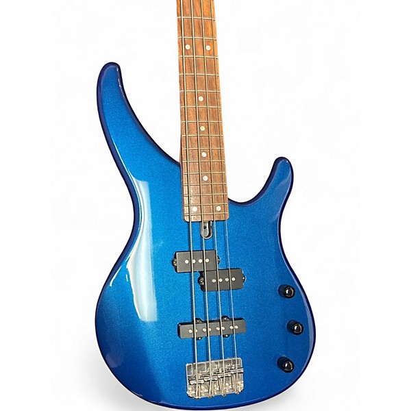 Used Yamaha TRBX174 Blue Electric Bass Guitar