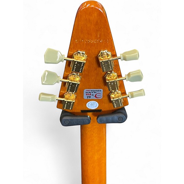 Used Epiphone JOE BONAMASSA 1958 KORINA AMOS FLYING V Natural Solid Body Electric Guitar