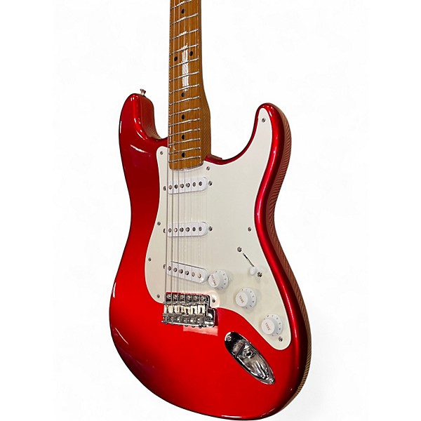 Used Fender Custom Shop Empire 59 Transition NOS Candy Apple Red Solid Body Electric Guitar