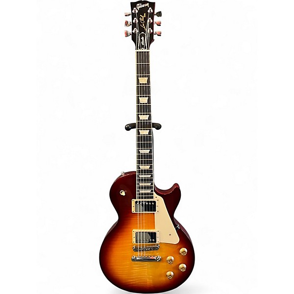 Used Gibson Les Paul Studio Session Bourbon Sunburst Solid Body Electric Guitar