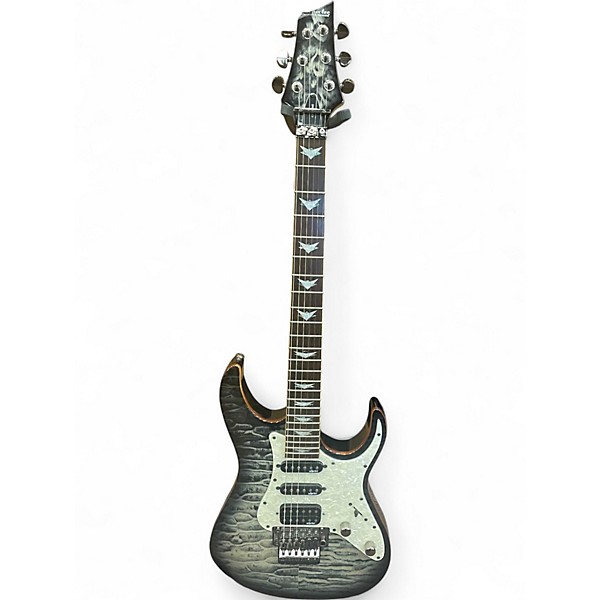 Used Schecter Guitar Research EXTREME BANSHEE 6 FR Trans Gray Solid Body Electric Guitar