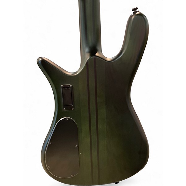 Used Spector NS Dimension 4 Green Electric Bass Guitar