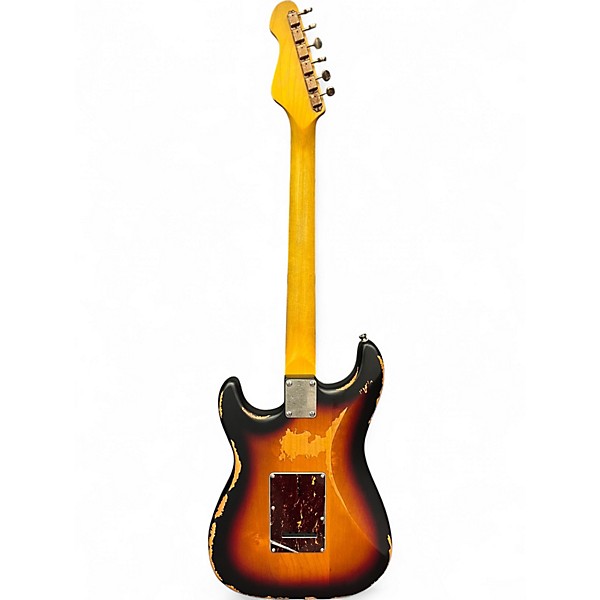 Used Vintage Icon Series V6 2 Color Sunburst Solid Body Electric Guitar