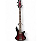 Used Schecter Guitar Research Stiletto Extreme 4 String Black Cherry Electric Bass Guitar thumbnail