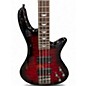 Used Schecter Guitar Research Stiletto Extreme 4 String Black Cherry Electric Bass Guitar