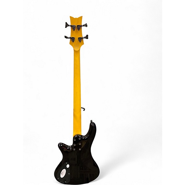 Used Schecter Guitar Research Stiletto Extreme 4 String Black Cherry Electric Bass Guitar