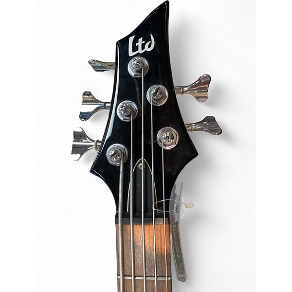 Used ESP LTD B-55 Black Electric Bass Guitar