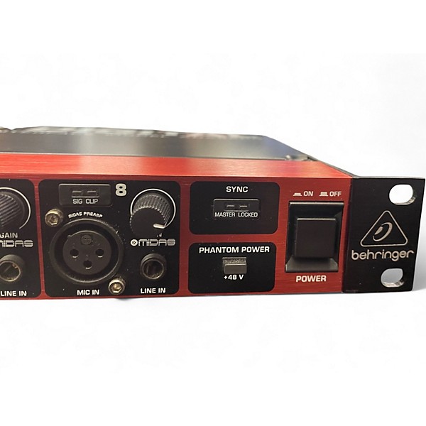 Used Behringer ADA8000 Ultragain Pro 8 Audio Converter