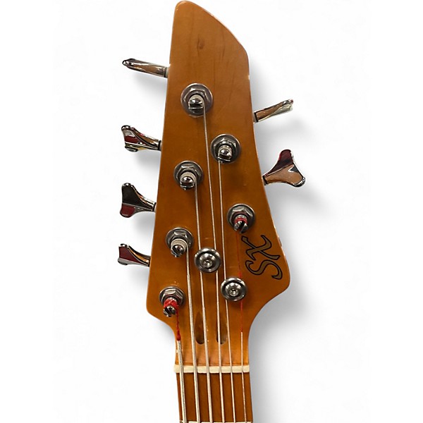 Used SX 6 string bass 2 Color Sunburst Electric Bass Guitar