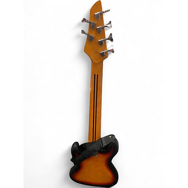 Used SX 6 string bass 2 Color Sunburst Electric Bass Guitar