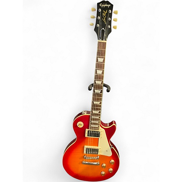 Used Epiphone 1959 Les Paul Standard Outfit Dark Cherry Burst Solid Body Electric Guitar