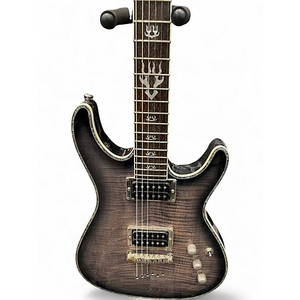 Used Ibanez SZ720FM Trans Black Solid Body Electric Guitar