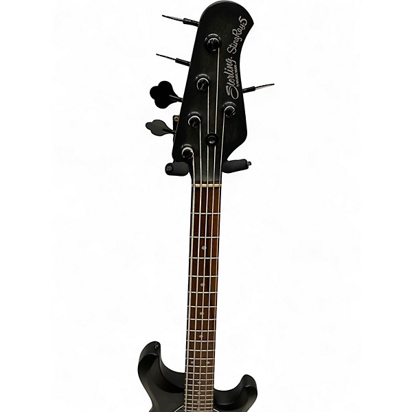 Used Sterling by Music Man Ray35 5 String Trans Black Electric Bass Guitar