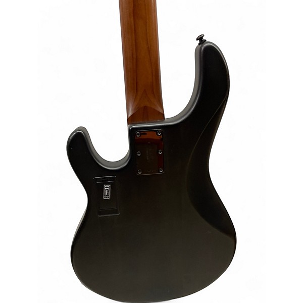 Used Sterling by Music Man Ray35 5 String Trans Black Electric Bass Guitar