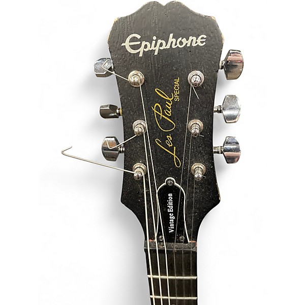 Used Epiphone Les Paul Special Worn Natural Solid Body Electric Guitar