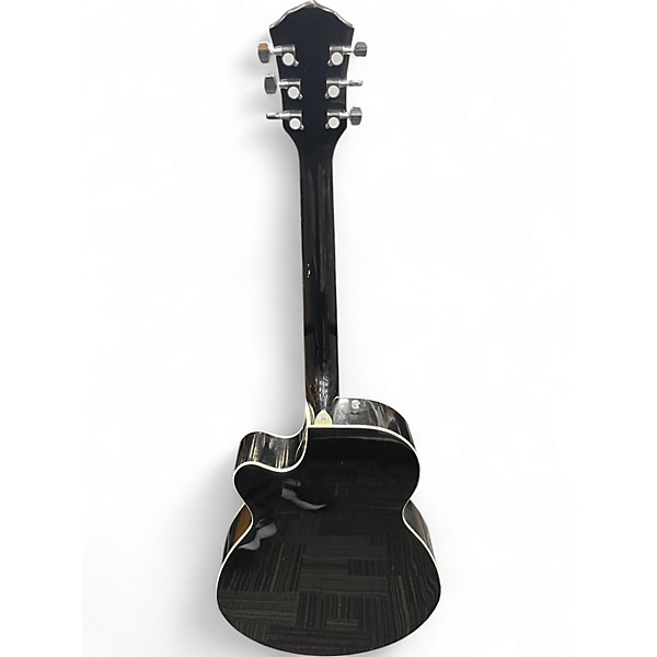 Used Fender FA135CE Concert Black Acoustic Electric Guitar