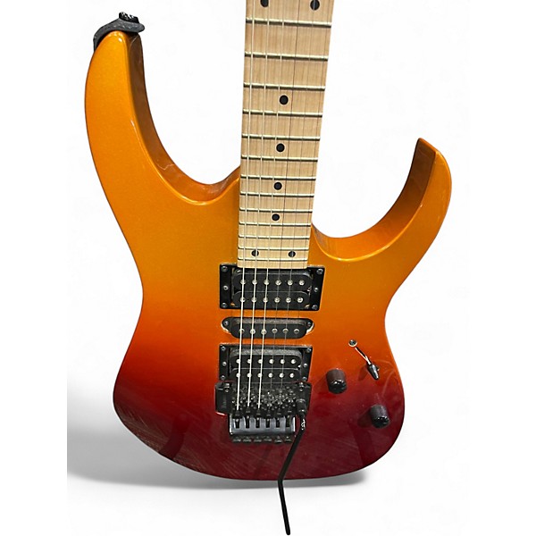 Used Ibanez RG47OMB Metallic Orange Solid Body Electric Guitar