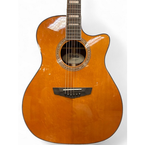 Used D'Angelico Premier Gramercy Natural Acoustic Electric Guitar