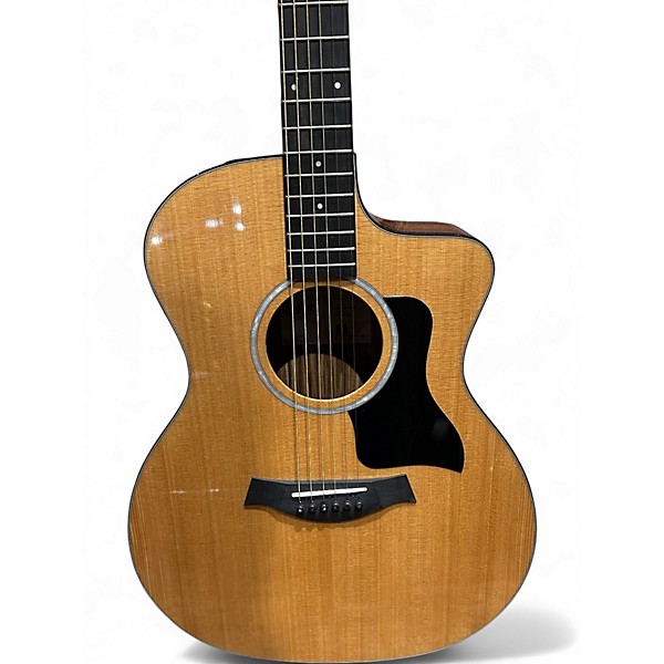Used Taylor 214CE PLUS Natural Acoustic Electric Guitar