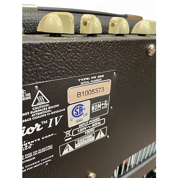 Used Fender Blues Junior IV 15W 1x12 Tube Guitar Combo Amp