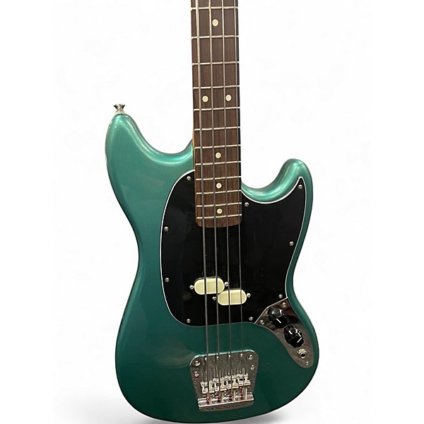Used Fender AMERICAN PROFESSIONAL MUSTANG BASS Sherwood Green Metallic Electric Bass Guitar