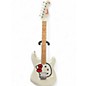 Used Squier Hello Kitty Stratocaster Single Hum White With Kitty Pickguard White Solid Body Electric Guitar thumbnail