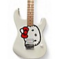 Used Squier Hello Kitty Stratocaster Single Hum White With Kitty Pickguard White Solid Body Electric Guitar