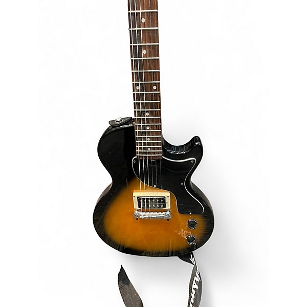 Used Epiphone Les Paul Junior Single Cut Brown Sunburst Solid Body Electric Guitar