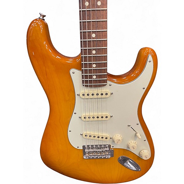 Used Fender American Performer Stratocaster SSS Honey Burst Solid Body Electric Guitar