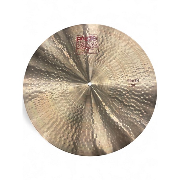 Used Paiste 20in 2002 Crash Cymbal
