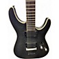 Used Schecter Guitar Research C1 Platinum Trans Black Solid Body Electric Guitar