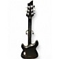 Used Schecter Guitar Research C1 Platinum Trans Black Solid Body Electric Guitar