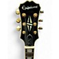 Used Epiphone Les Paul Custom Pro Black Solid Body Electric Guitar