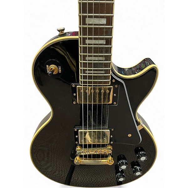 Used Epiphone Les Paul Custom Pro Black Solid Body Electric Guitar
