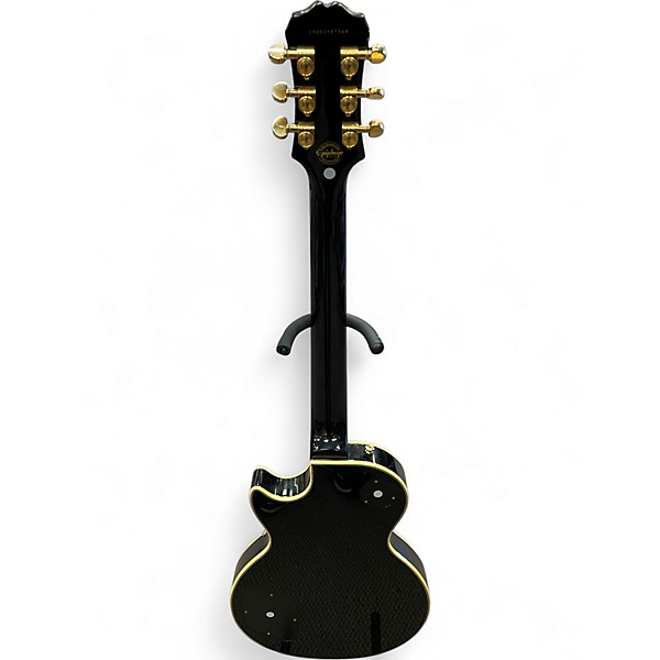 Used Epiphone Les Paul Custom Pro Black Solid Body Electric Guitar