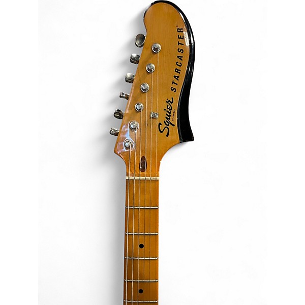 Used Squier Classic Vibe Starcaster Natural Hollow Body Electric Guitar